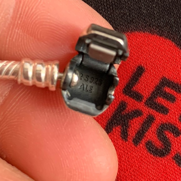 Pandora Moments Snake Chain Bracelet w/ Disney Alice in Wonderland Charms - Picture 12 of 12